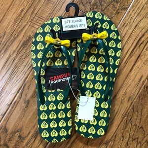 NDSU - North Dakota State University Flip Flops